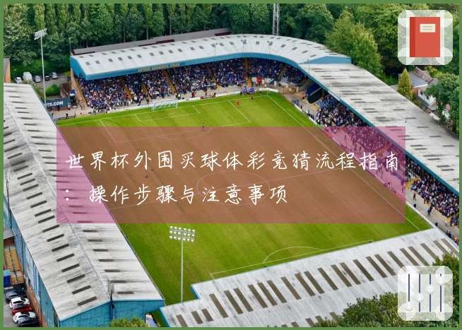 世界杯外围买球体彩竞猜流程指南：操作步骤与注意事项