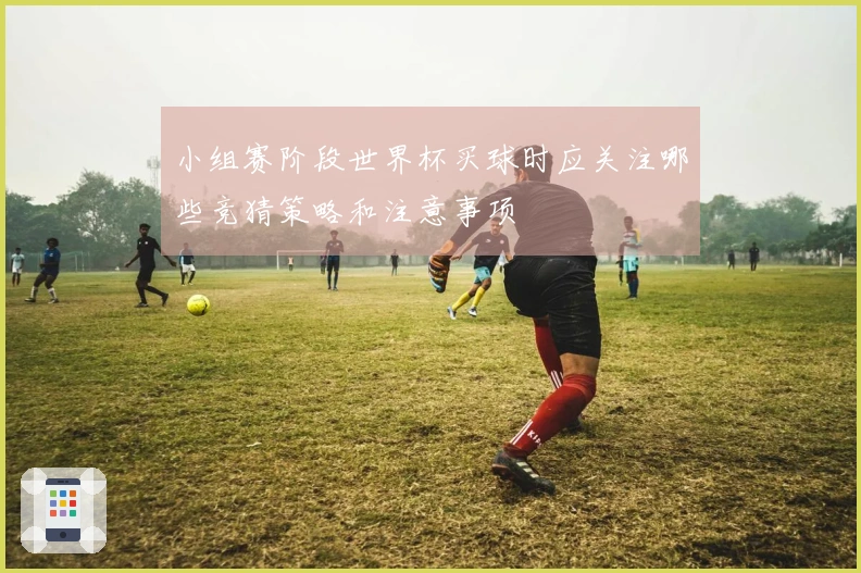 小组赛阶段世界杯买球时应关注哪些竞猜策略和注意事项